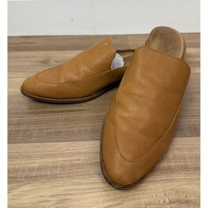 Madewell The Frances Loafer Mule in Leather Womens Slides Size 8